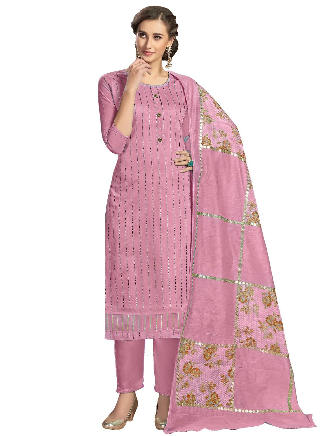 embroidered unstitched suit set - 18005272 - Zoom Image - 0