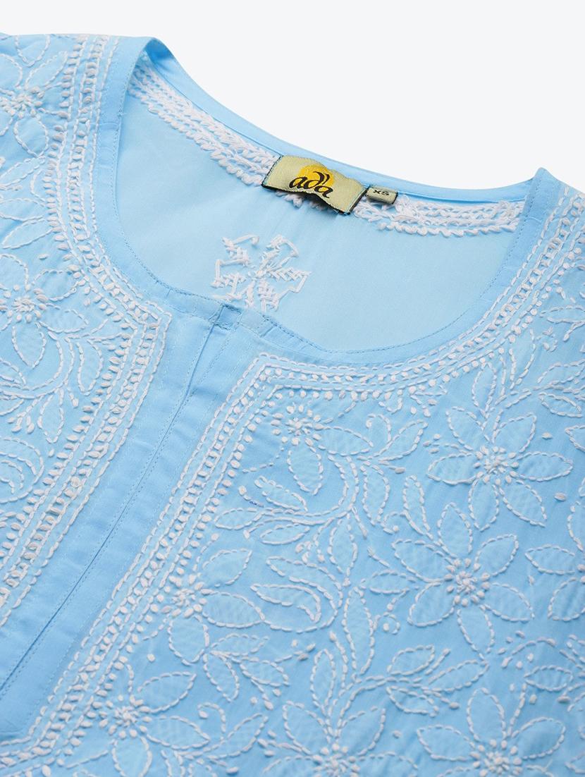 women's straight kurta - 18005560 - Standard Image - 3
