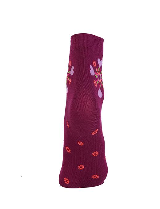 ankii cotton self design premium women socks with thumb, pack of 3 - 18006876 - Standard Image - 3