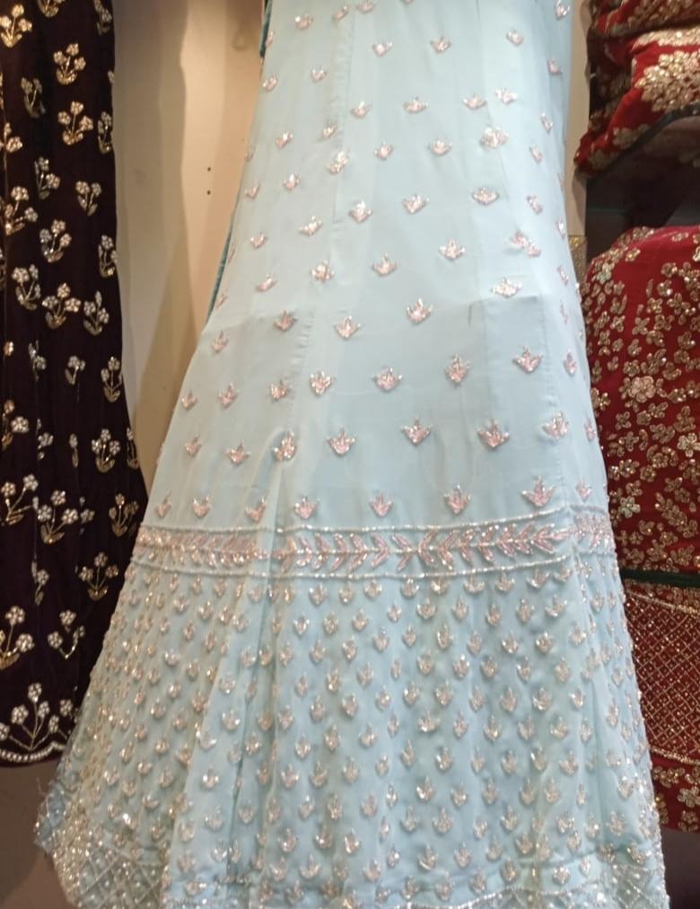 lehenga with hand work - 18009549 - Zoom Image - 0