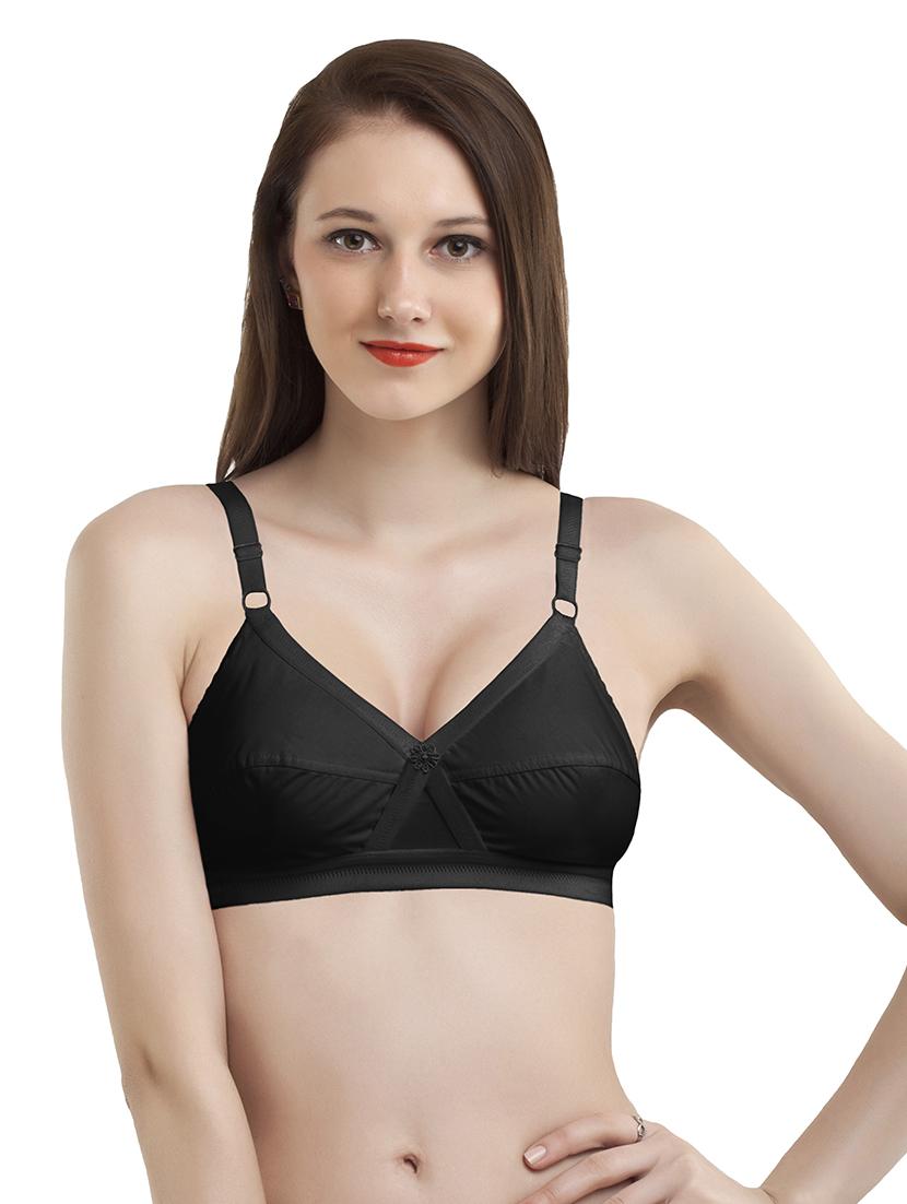 set of 3 solid regular bra - 18009698 - Standard Image - 3
