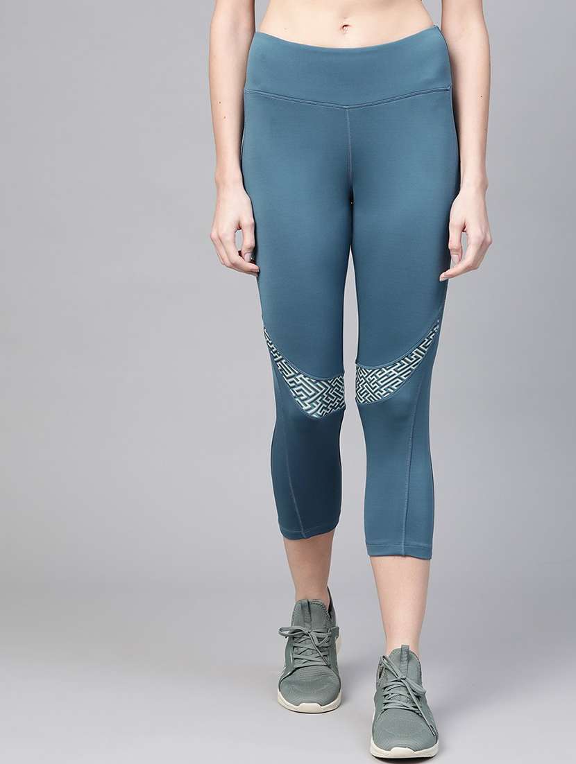 midrise mesh detail track pant - 18009787 - Zoom Image - 0