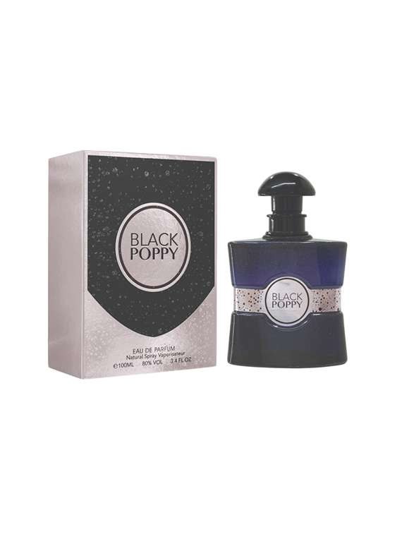 sniff black poppy long lasting eau de perfume, 100ml