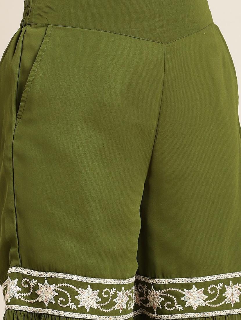 embroidered suit set - 18011472 - Standard Image - 5