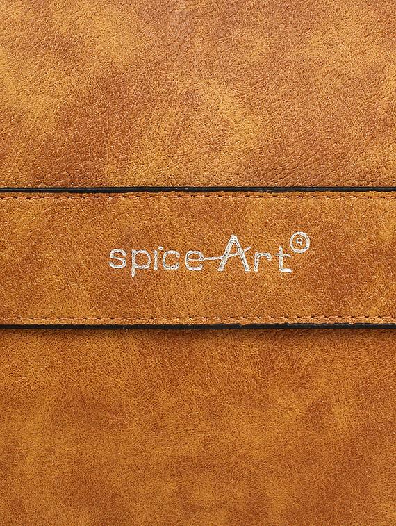 tan leatherette (pu) regular clutch - 18012311 - Standard Image - 3