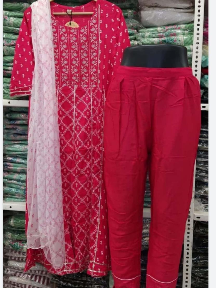 kurti+ plazo + dupatta - 18012493 - Zoom Image - 0