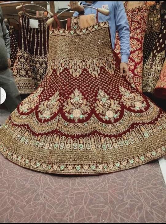 lehenga with hand work  - 18012535 -  Zoom Image - 0