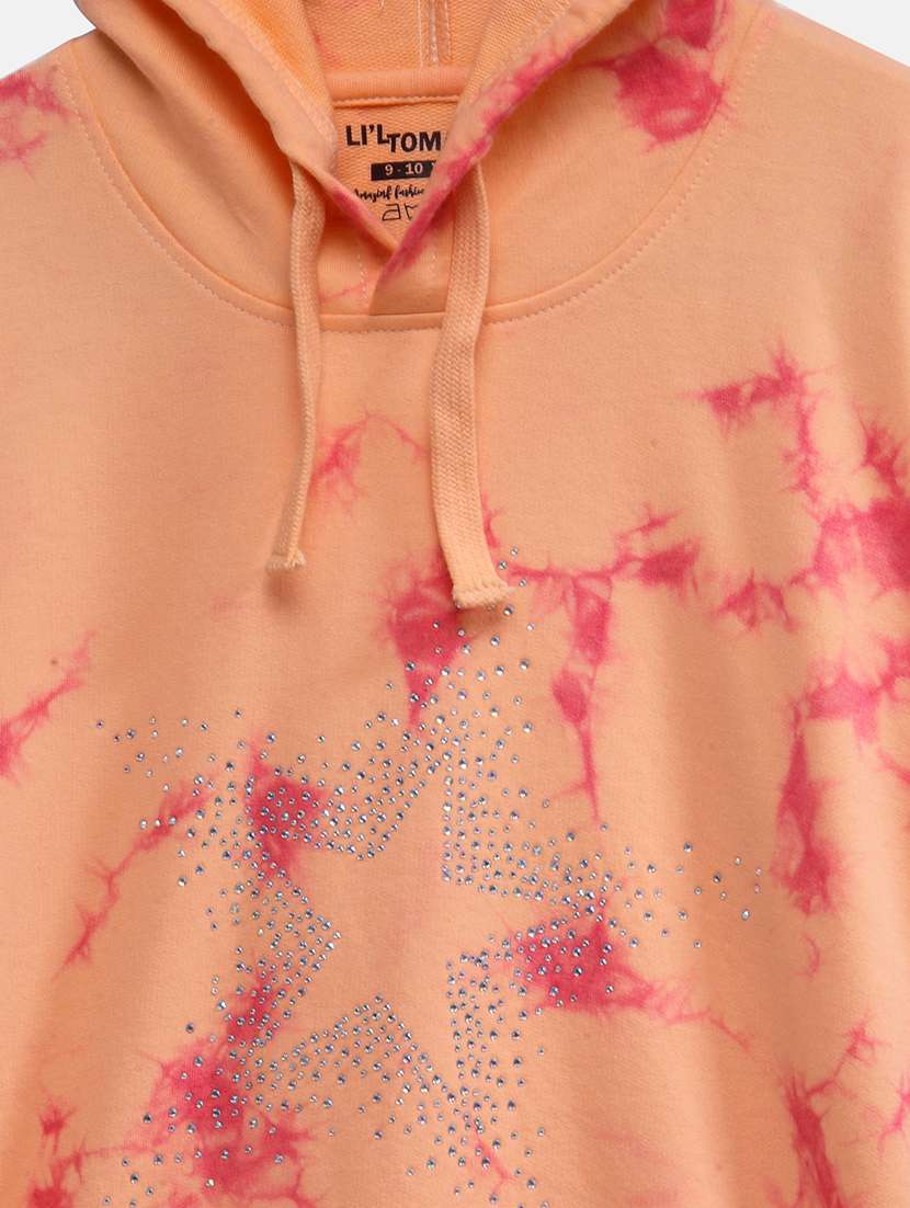 all over print hood neck sweatshirt - 18012556 -  Standard Image - 3