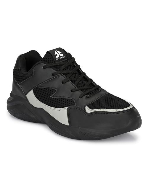 black mesh sport shoes - 18013120 -  Standard Image - 0