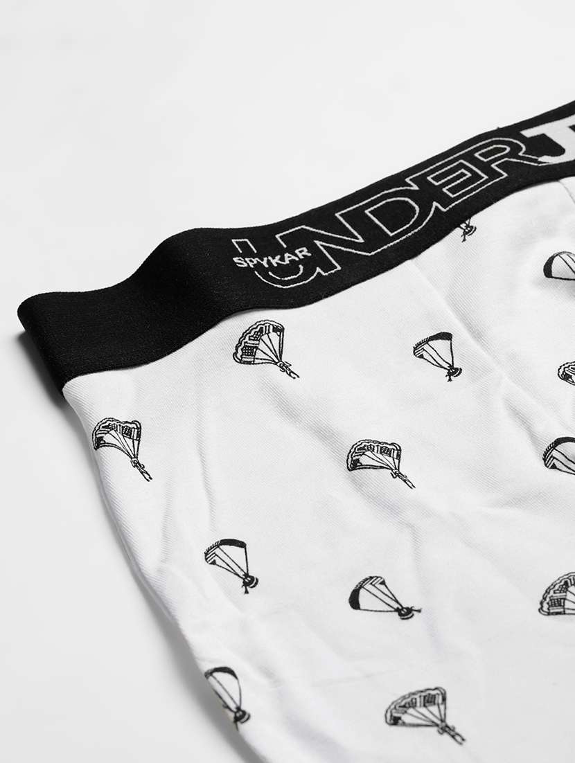 white printed trunks - 18014040 - Standard Image - 3