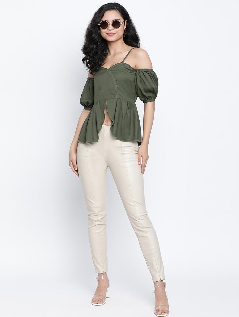 women's peplum sweetheart neck top - 18014739 - Standard Image - 3