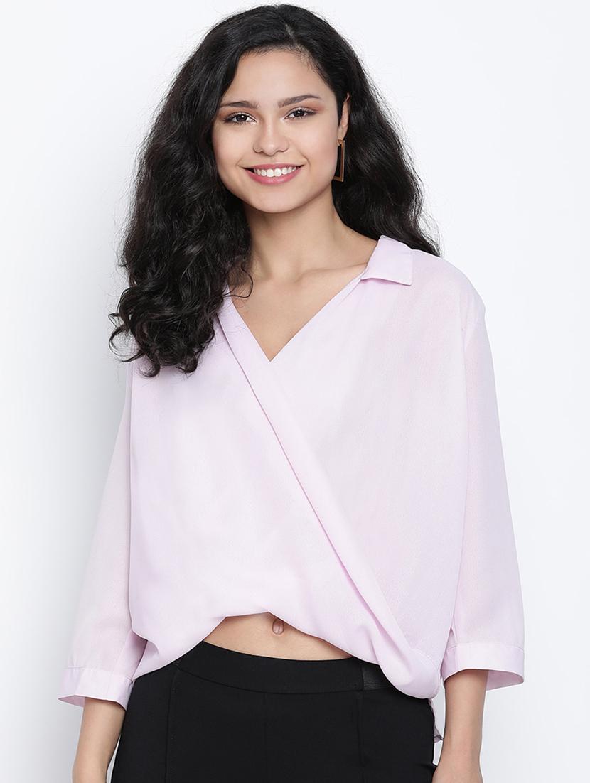 women's straight collared top - 18014743 - Zoom Image - 0