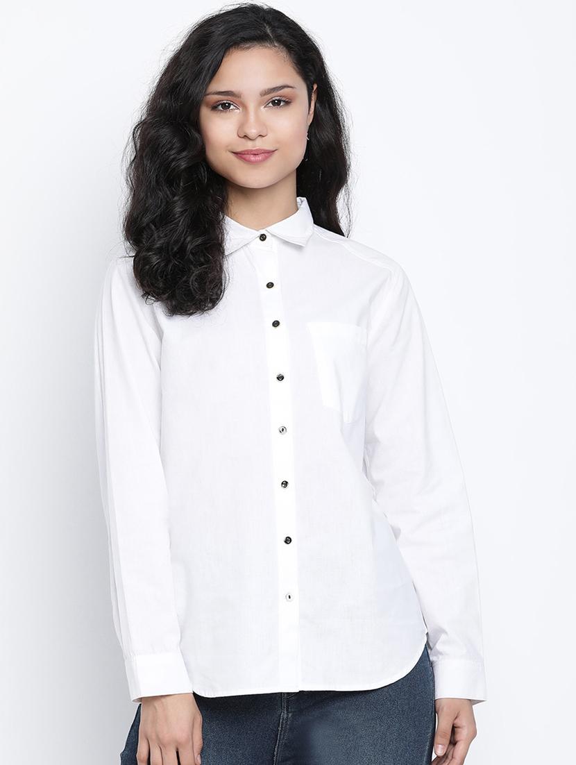 women's straight collared top - 18014748 -  Zoom Image - 0