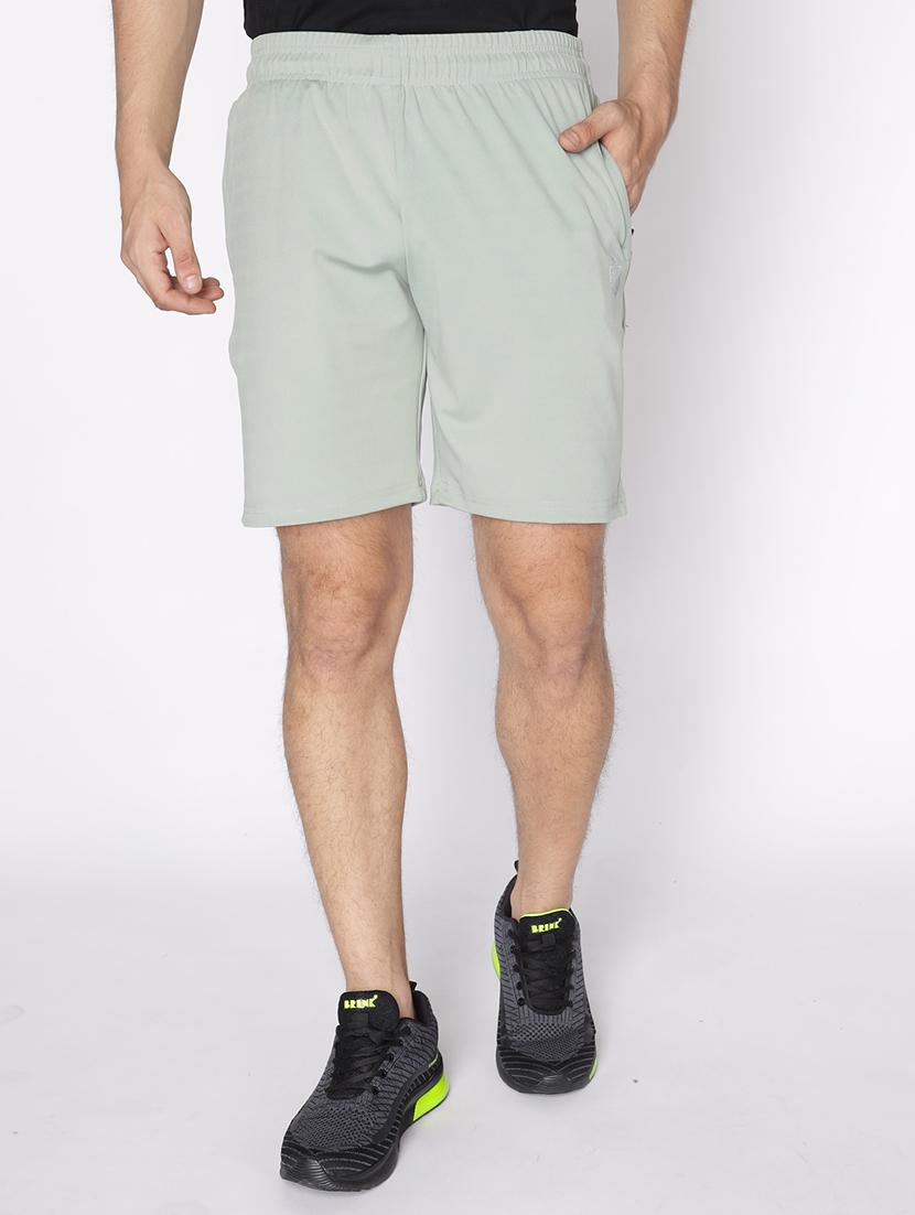 green solid short - 18015677 - Zoom Image - 0