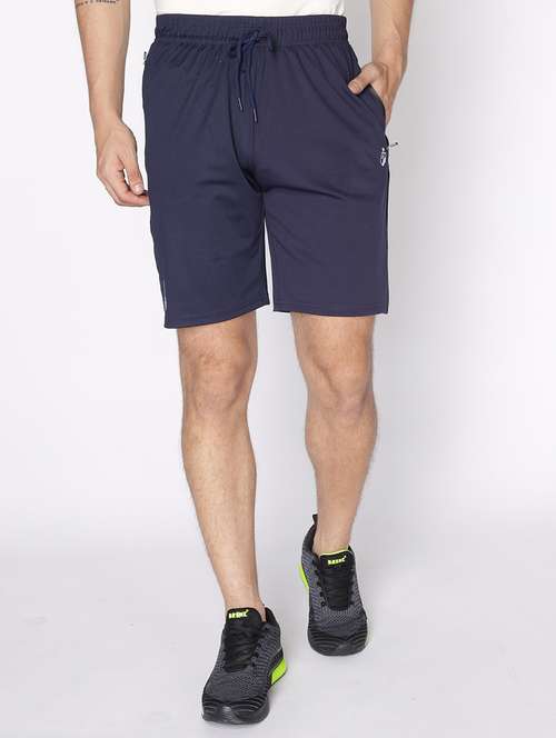 blue solid short - 18015678 - Standard Image - 0