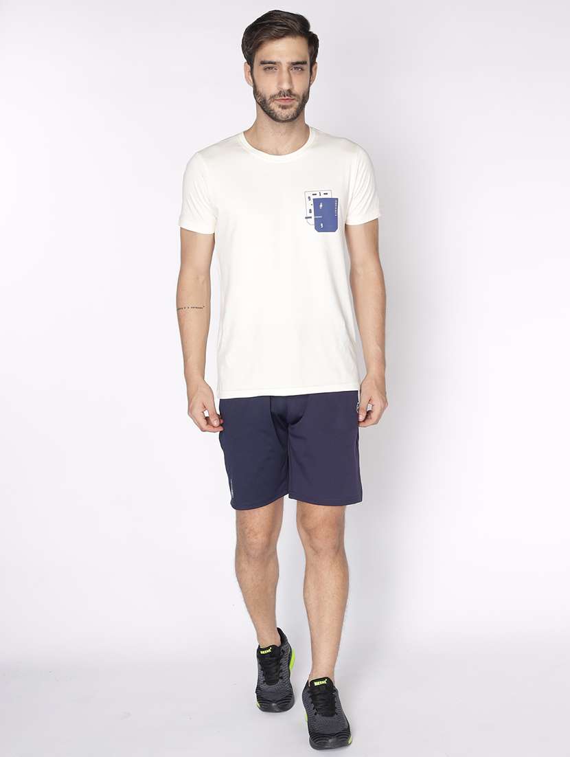 blue solid short - 18015678 - Standard Image - 3