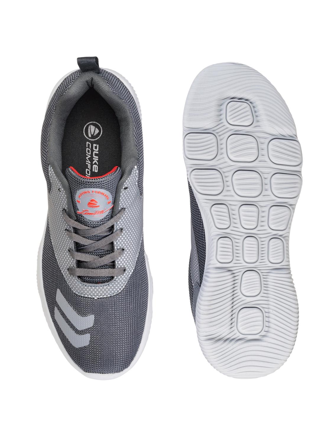 grey mesh sport shoes - 18015923 - Standard Image - 3