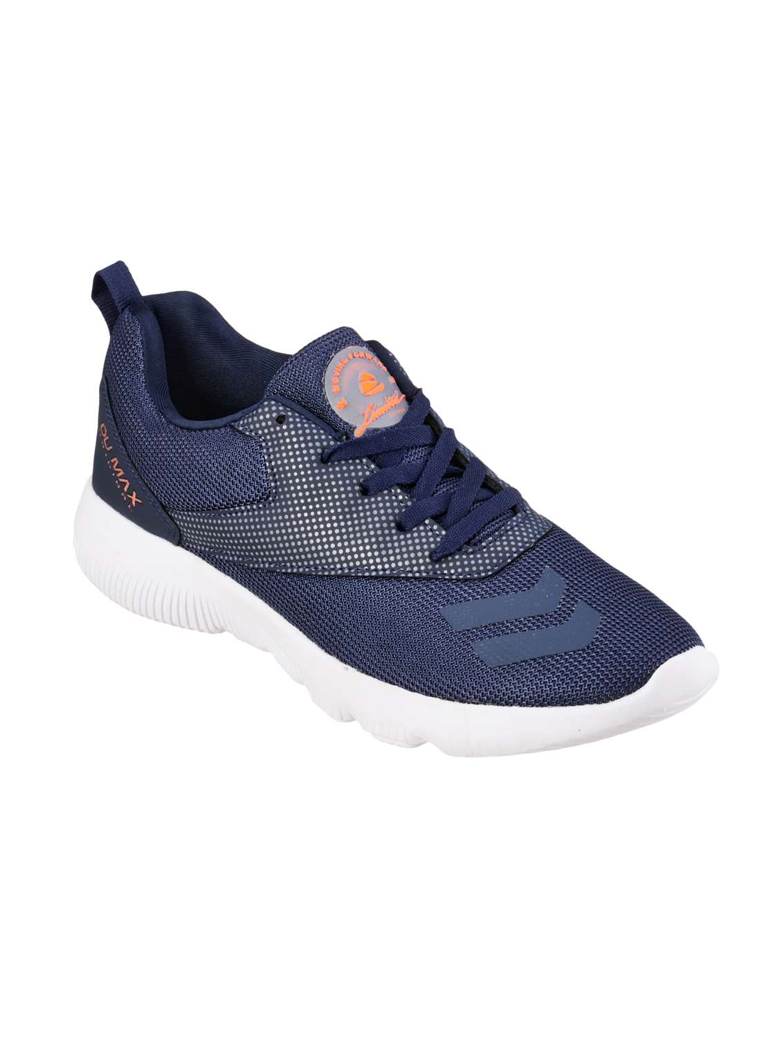navy mesh sport shoes - 18015924 - Zoom Image - 0