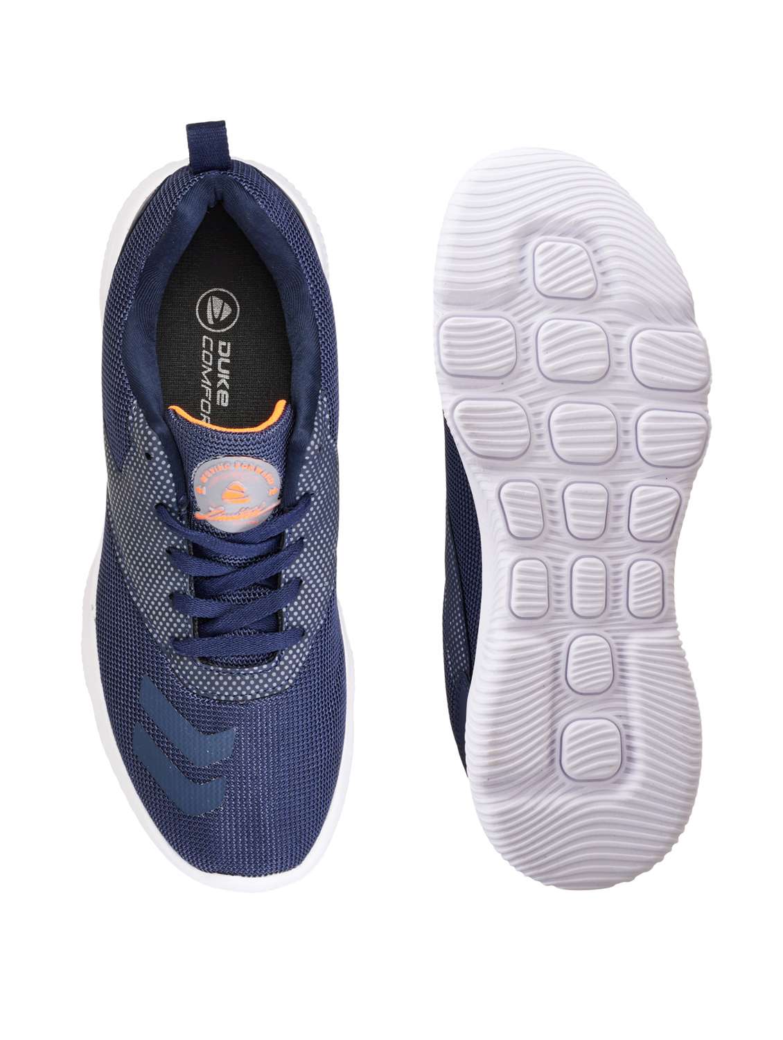 navy mesh sport shoes - 18015924 - Standard Image - 3