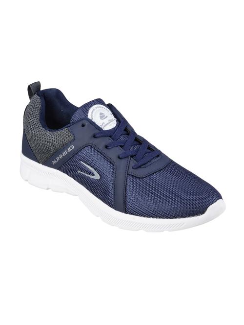 navy mesh sport shoes - 18015926 - Standard Image - 0