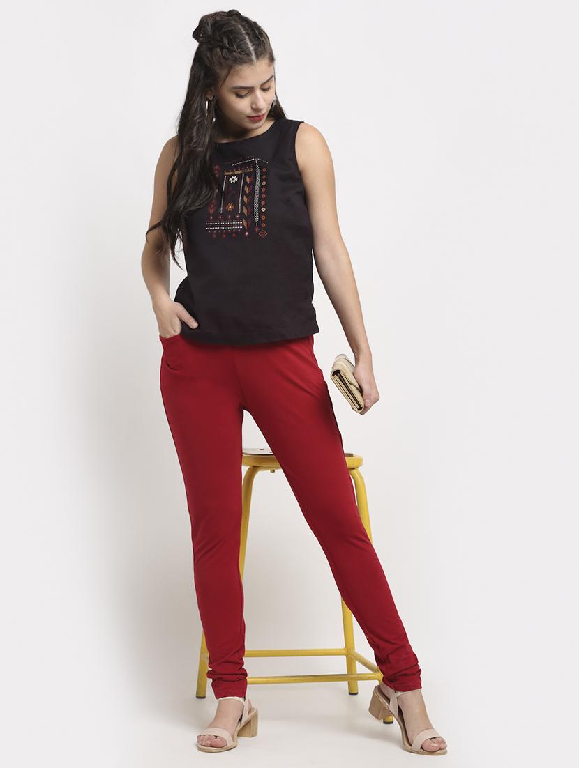 mid rise solid legging - 18016710 - Standard Image - 3