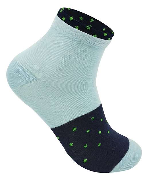 ankii stylish cotton self design women premium ankle socks, pack of 3 - 18018956 -  Standard Image - 3