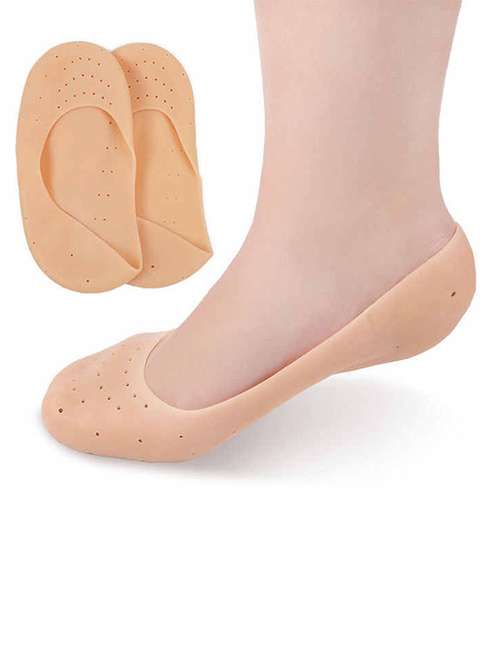 favon 1 pair of silicone smiling foot