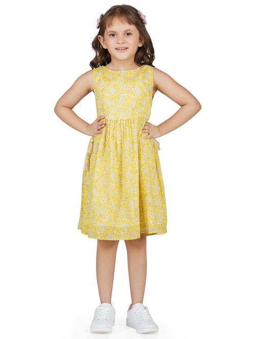girls round neck sleeveless frock - 18019508 -  Standard Image - 0