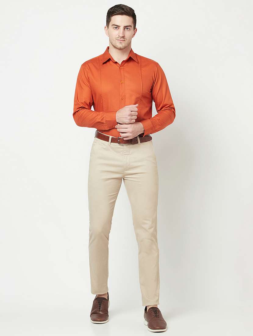 mens solid casual shirt - 18019923 -  Standard Image - 3