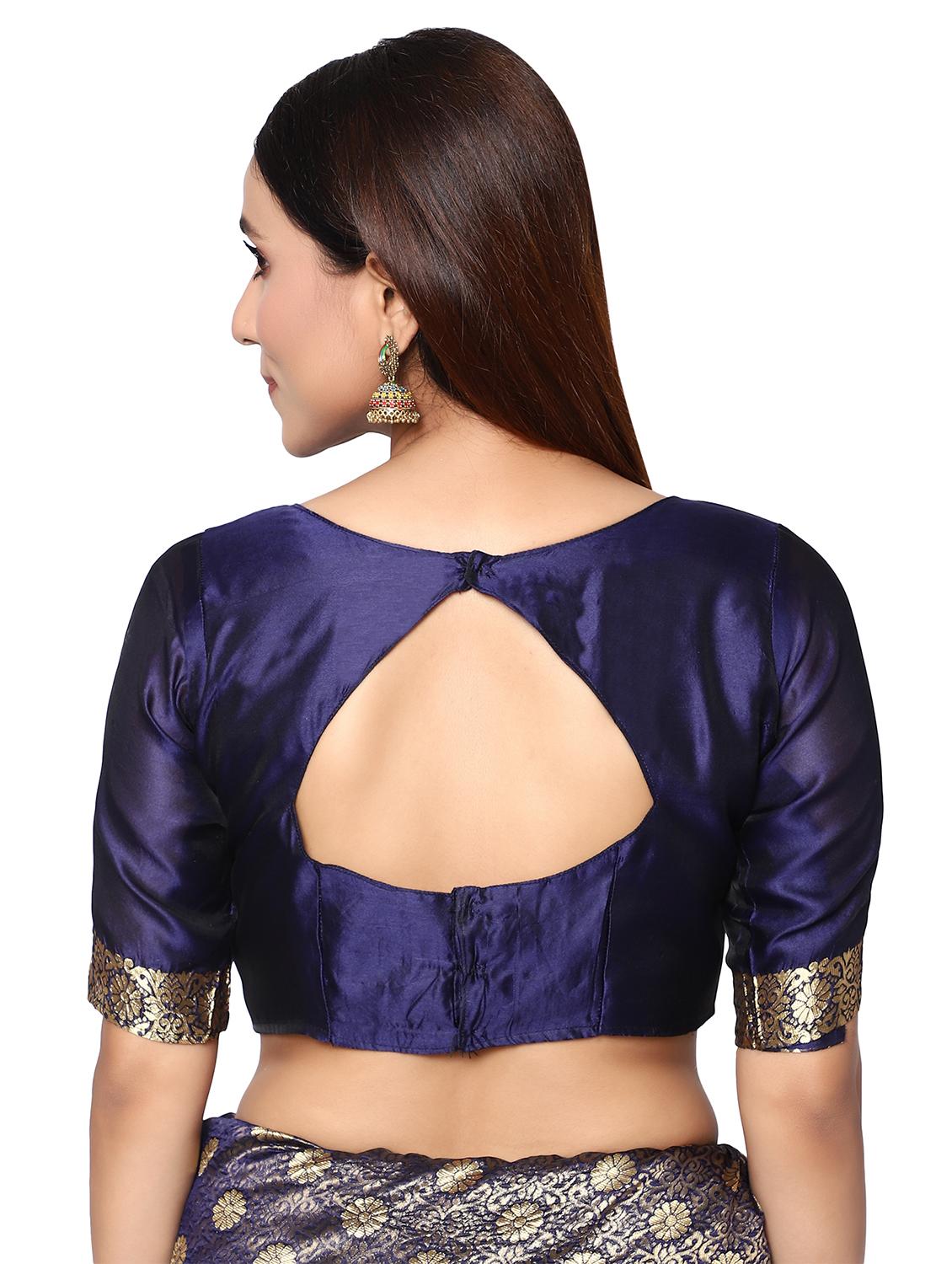jacquard work kanjivaram saree with blouse - 18021989 - Standard Image - 3