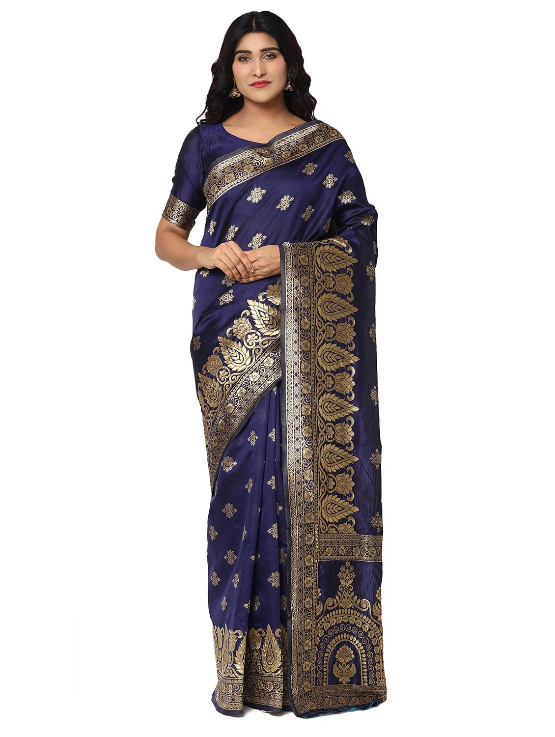 jacquard work kanjivaram saree with blouse - 18022025 -  Zoom Image - 0