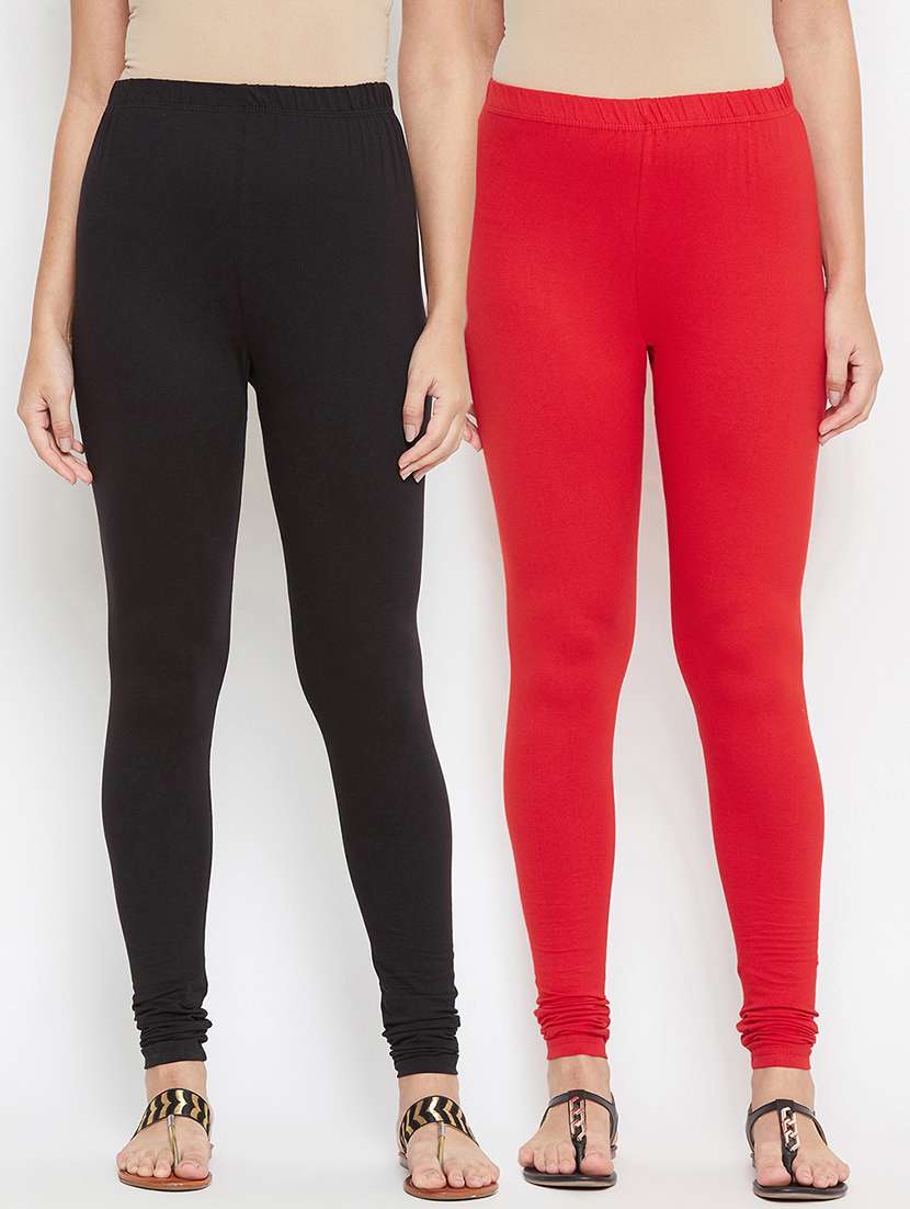 set of 2 solid legging