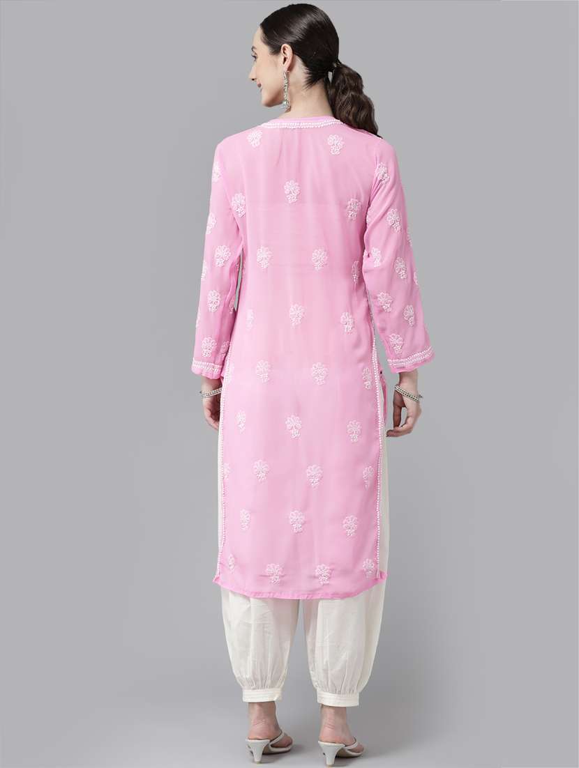 women's straight kurta - 18022570 -  Standard Image - 3