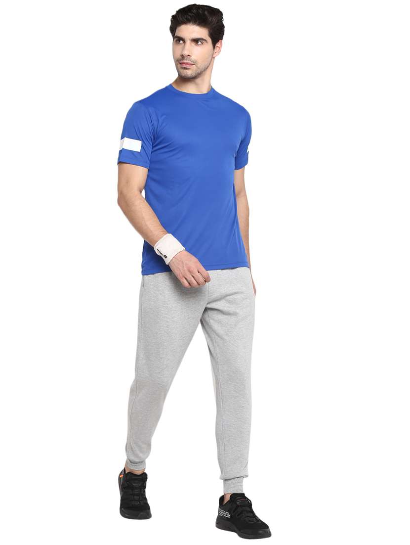 ai aqua blue solid t-shirt - 18022610 -  Standard Image - 3