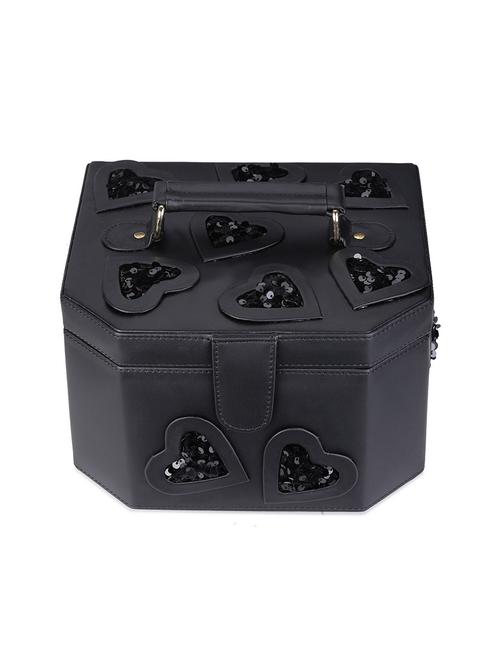 black leatherette (pu) utility bag - 18023060 - Standard Image - 0