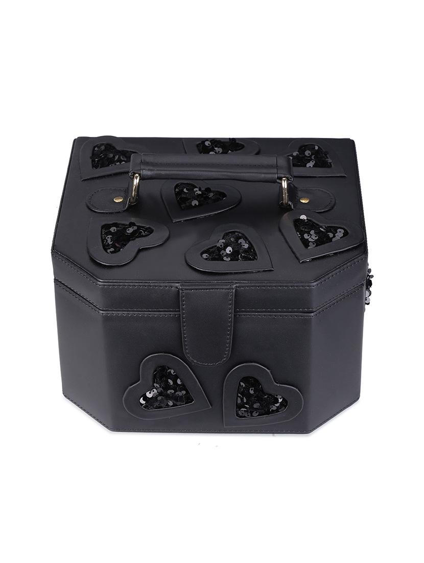 black leatherette (pu) utility bag - 18023060 - Zoom Image - 0