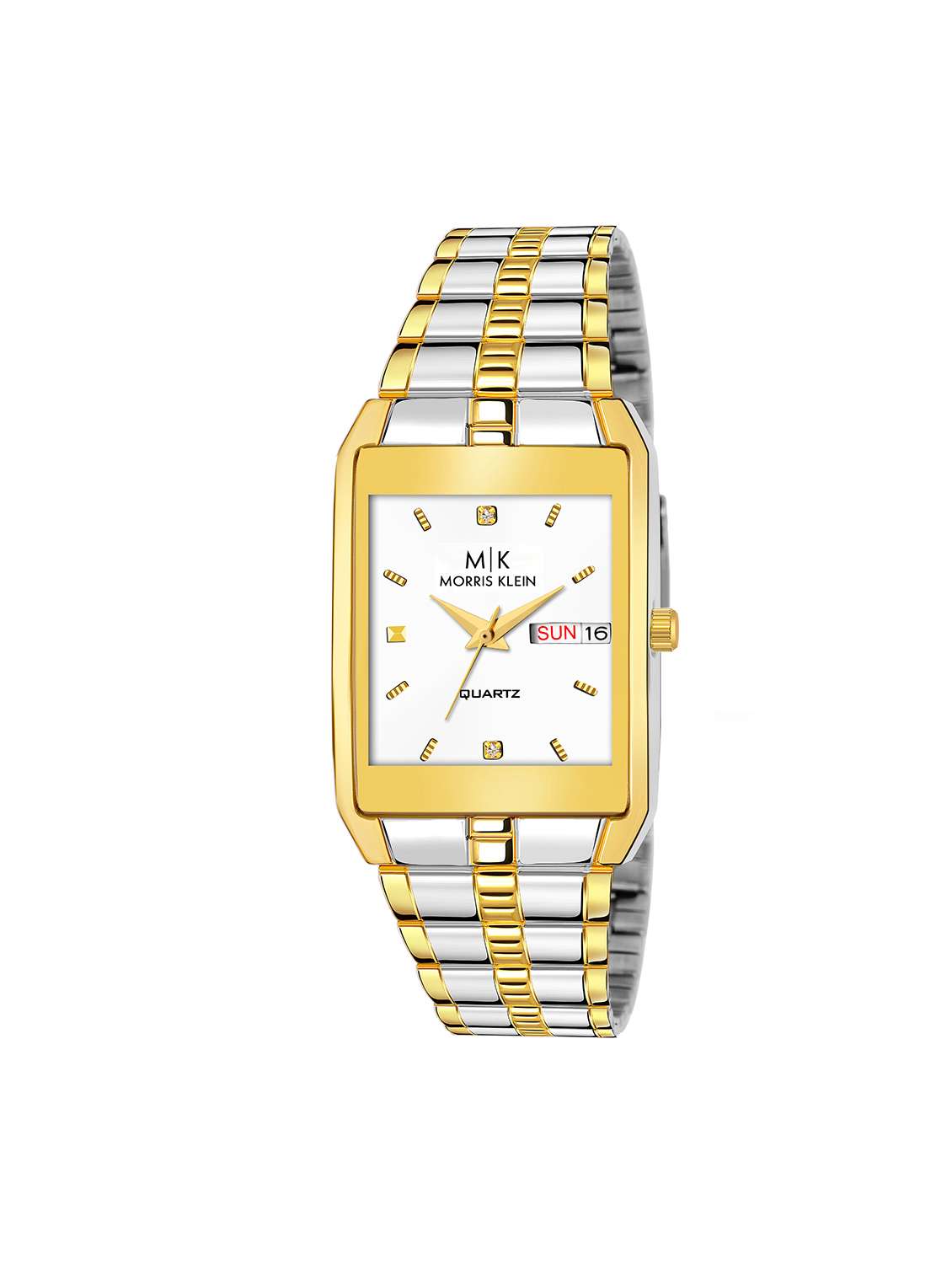 Buy online Mk-1021 Original Gold Plated Two Tone Day Date