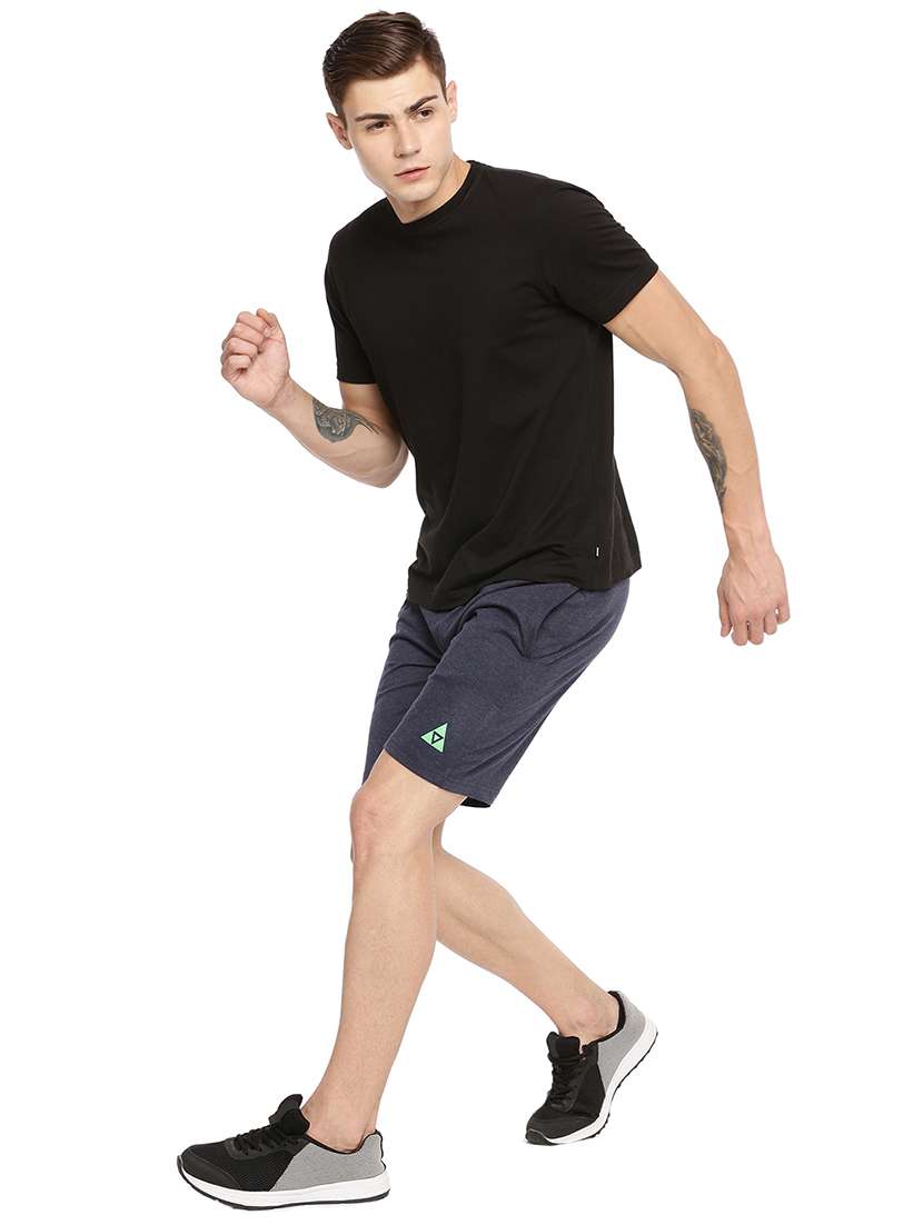 blue solid shorts - 18023347 -  Standard Image - 3