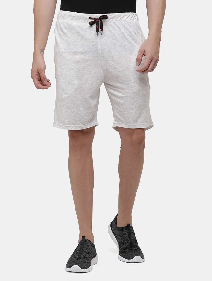 white solid shorts - 18023348 - Zoom Image - 0