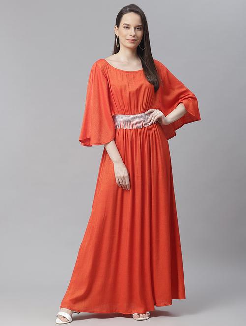 women's fit & flare solid dress - 18024289 -  Standard Image - 0