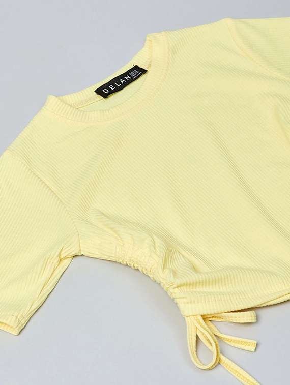 ruched top with solid skirt set  - 18024911 -  Standard Image - 3