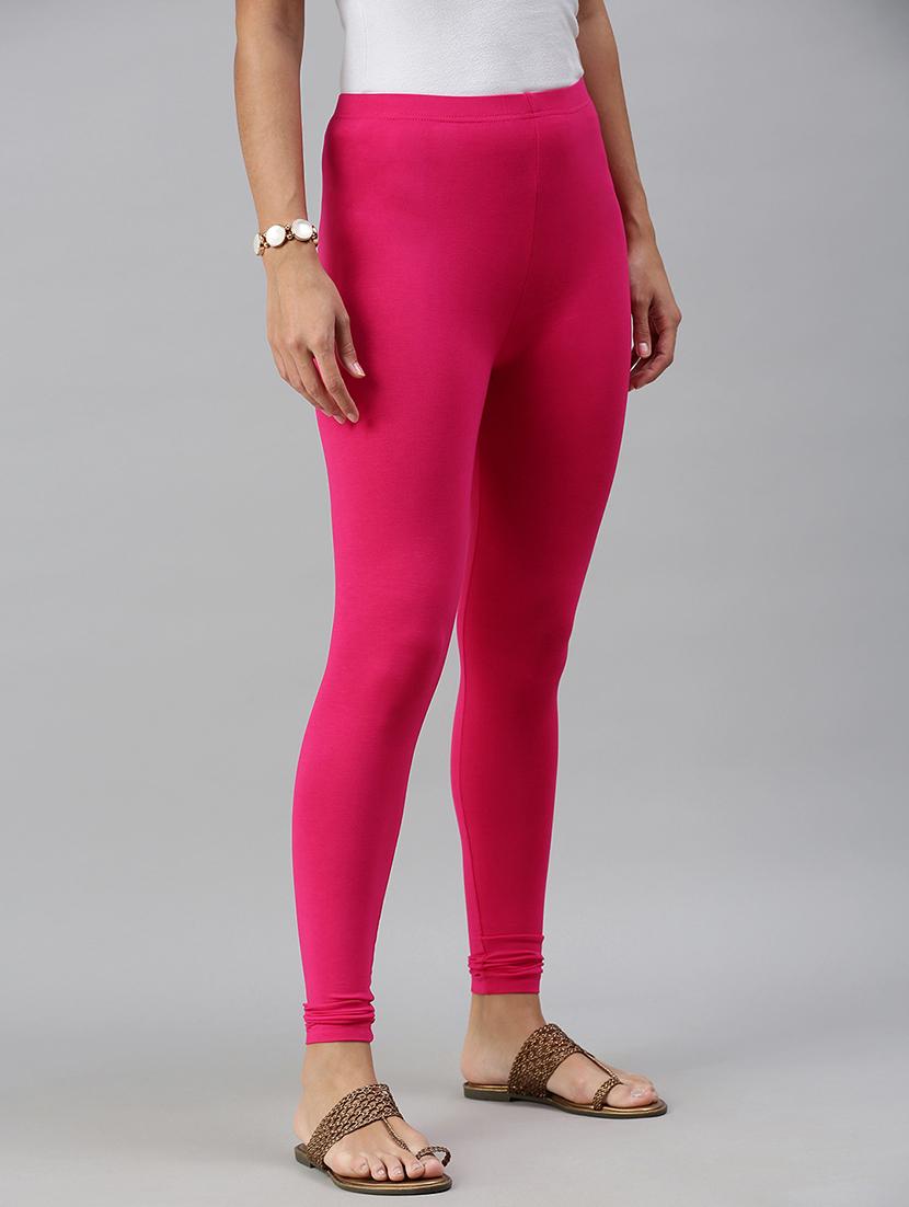 pink solid legging - 18025018 - Zoom Image - 0