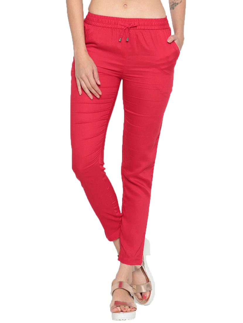 mid rise cigarette pants trouser - 18025132 - Zoom Image - 0