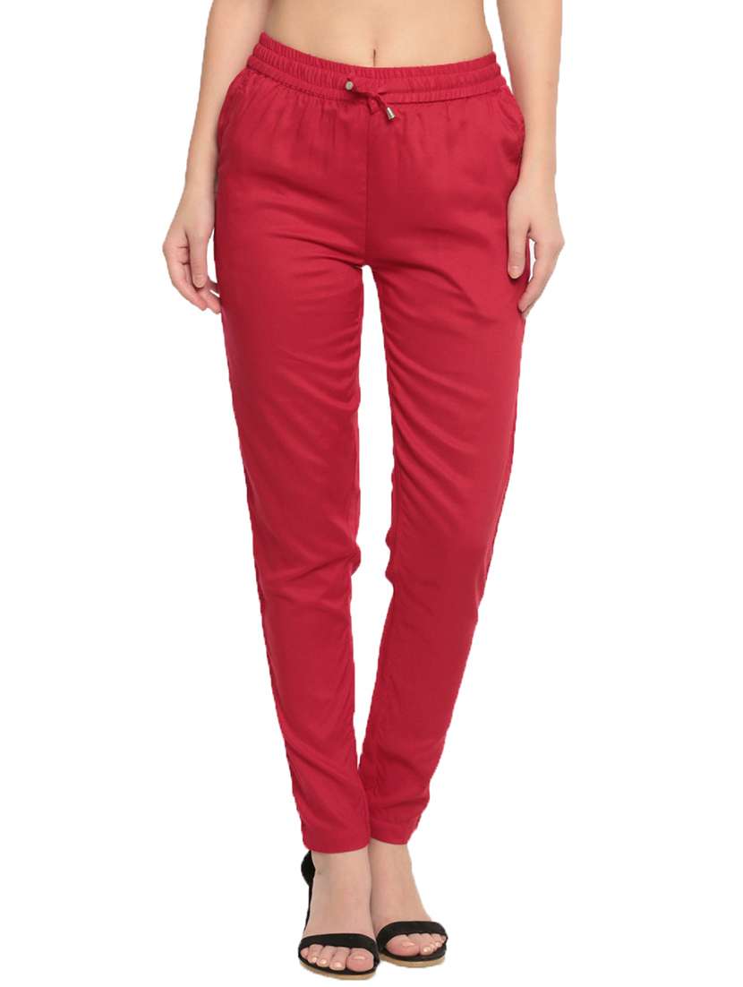 mid rise  cigarette pants trouser - 18025133 -  Zoom Image - 0
