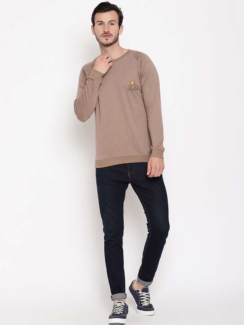 mens plain sweatshirt - 18025357 -  Standard Image - 3