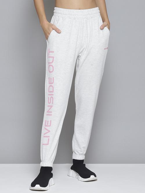 mid rise printed track pant - 18025709 -  Standard Image - 0
