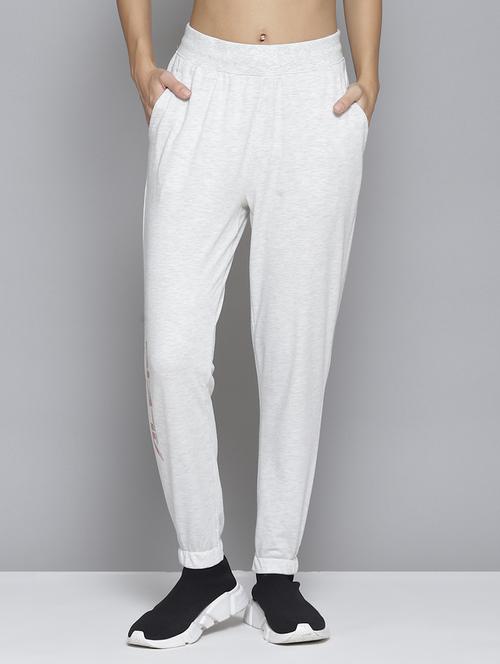 mid rise printed track pant - 18025712 - Standard Image - 0