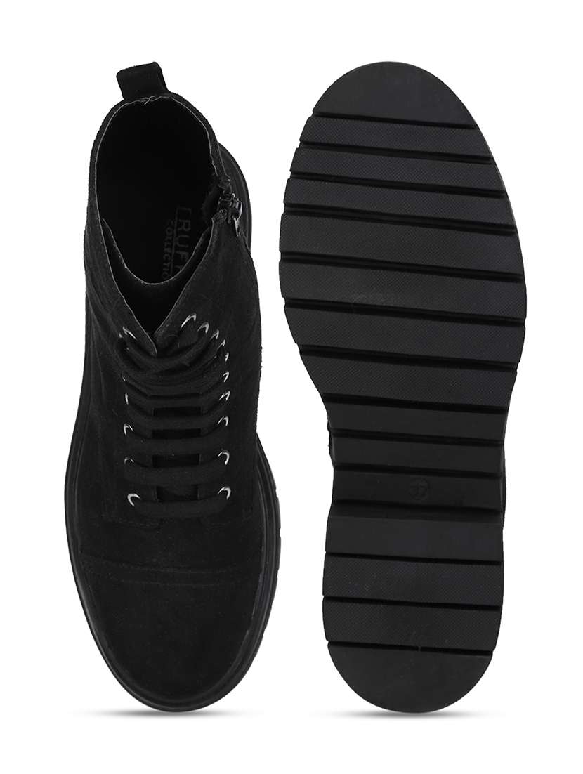 black lace up boot - 18025800 - Standard Image - 3