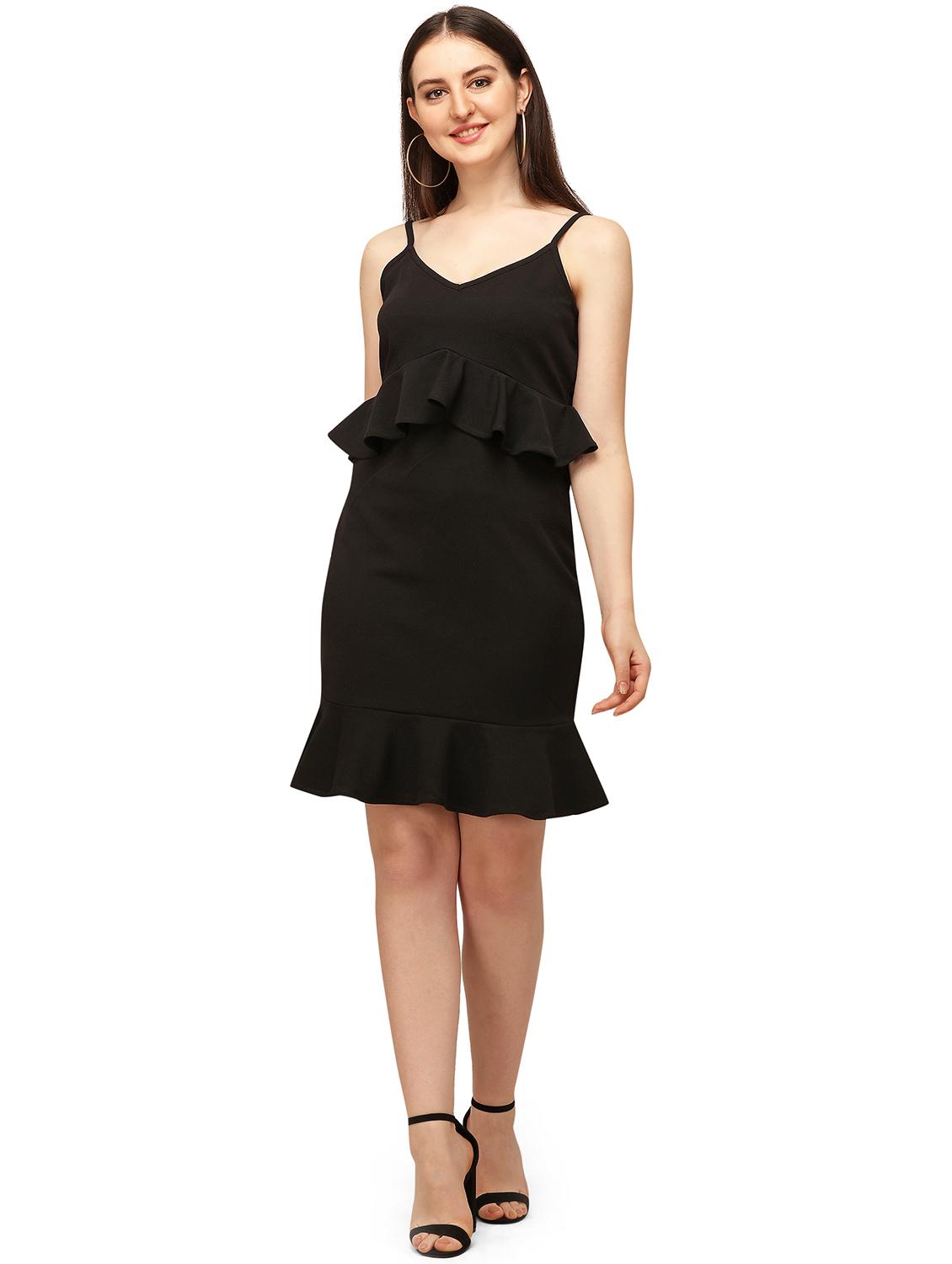 cami neck peplum dress - 18026684 - Zoom Image - 0