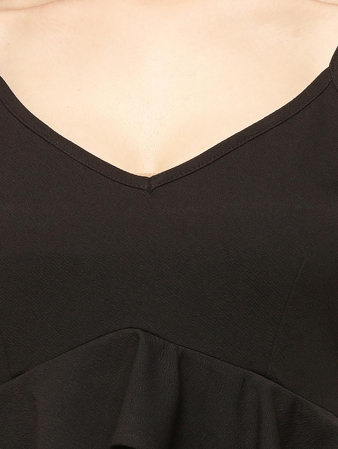cami neck peplum dress - 18026684 - Standard Image - 3